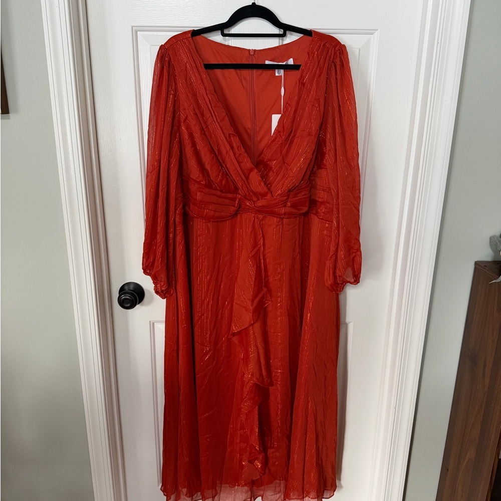 Burnt Orange Women's Maxi Dress